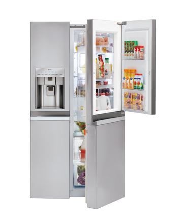 LG 21.6 Cu. Ft. Counter Depth Refrigerator-Stainless Steel 1