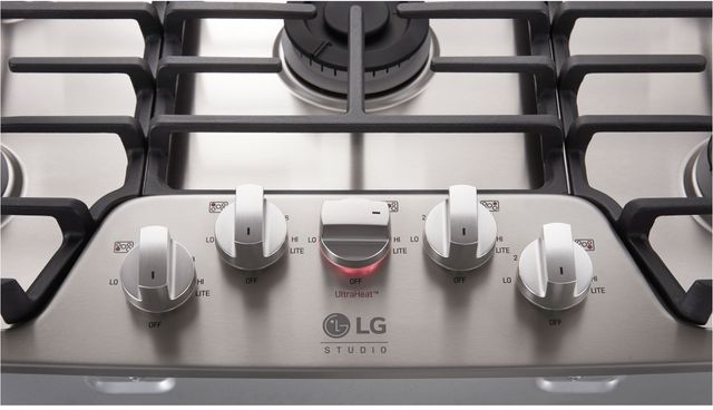 LG Studio 36" Stainless Steel Gas Cooktop-LSCG367ST-1