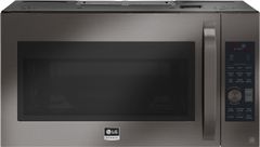 LG Studio 1.7 Cu. Ft. Black Stainless Steel Over The Range Microwave
