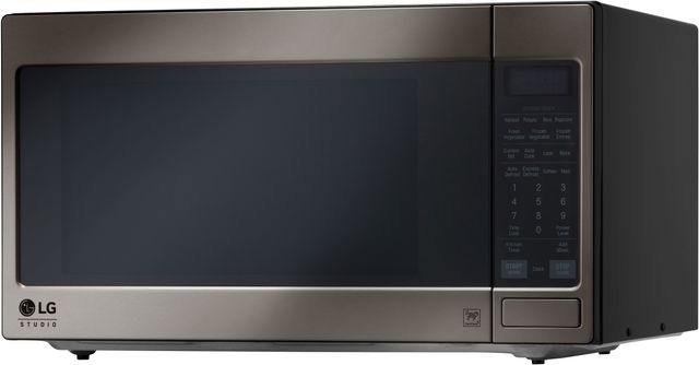 LG Studio Countertop Microwave Oven-Black Stainless Steel 2