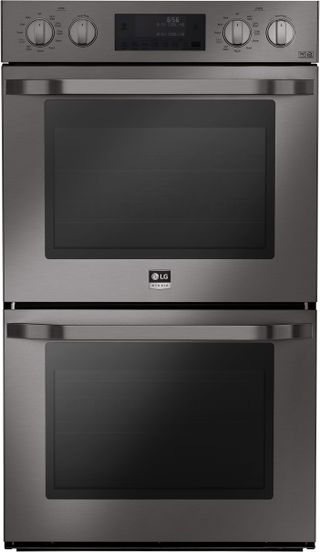 LG 29.75" Black Stainless Steel Electric Double Oven Built In