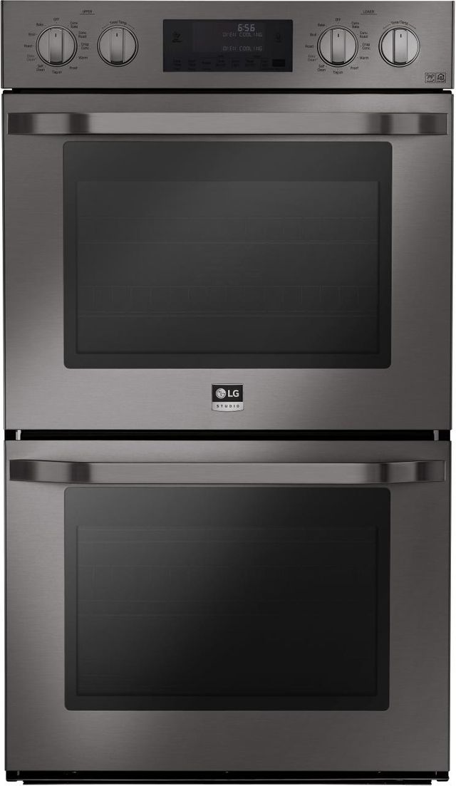 LG 29.75" Black Stainless Steel Electric Double Oven Built In