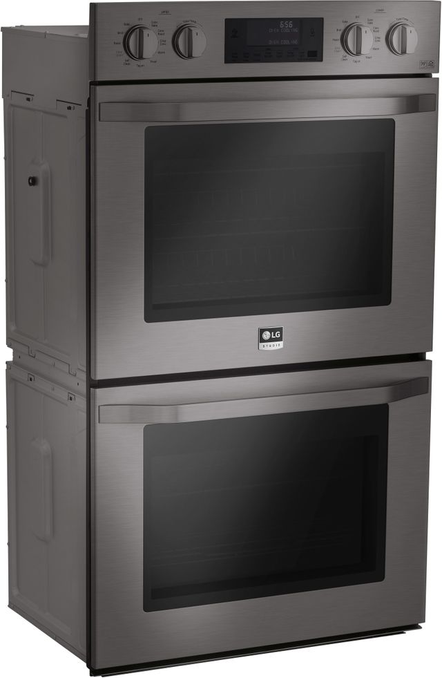 LG 29.75" Black Stainless Steel Electric Double Oven Built In-1