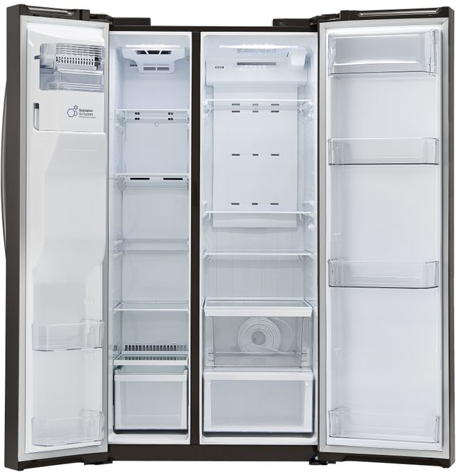 LG 26.0 Cu. Ft. Side-By-Side Refrigerator-Black Stainless Steel 1