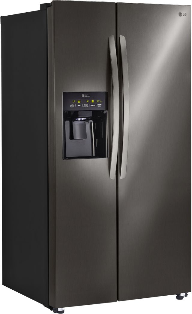 LG 26.0 Cu. Ft. Side-By-Side Refrigerator-Black Stainless Steel 2