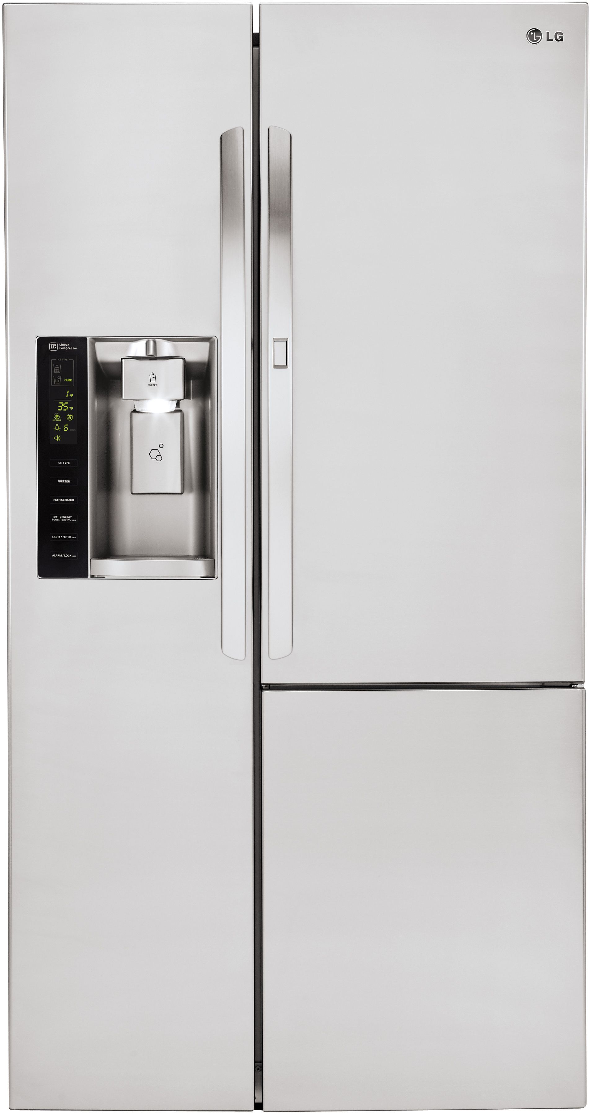 LG 26.1 Cu. Ft. Stainless Steel Side-By-Side Refrigerator-LSXS26366S
