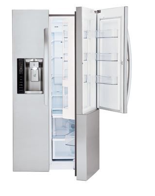LG 26 Cu. Ft. French Door Refrigerator - Stainless Steel 1