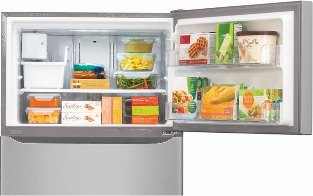 LG 20 Cu. Ft. Top Freezer Refrigerator - Smooth Black 16