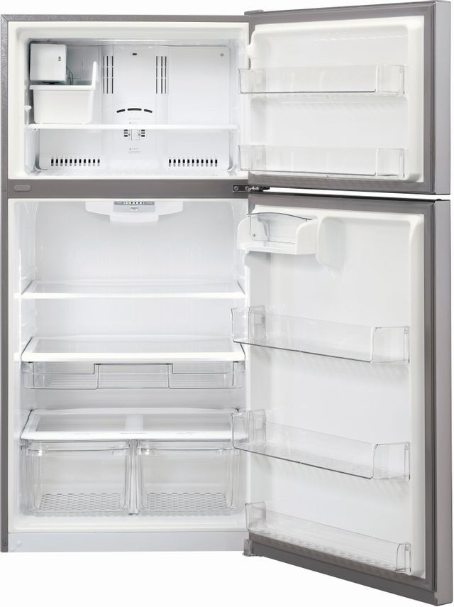 LG 20.0 Cu. Ft. Top Freezer Refrigerator-Stainless Steel 7