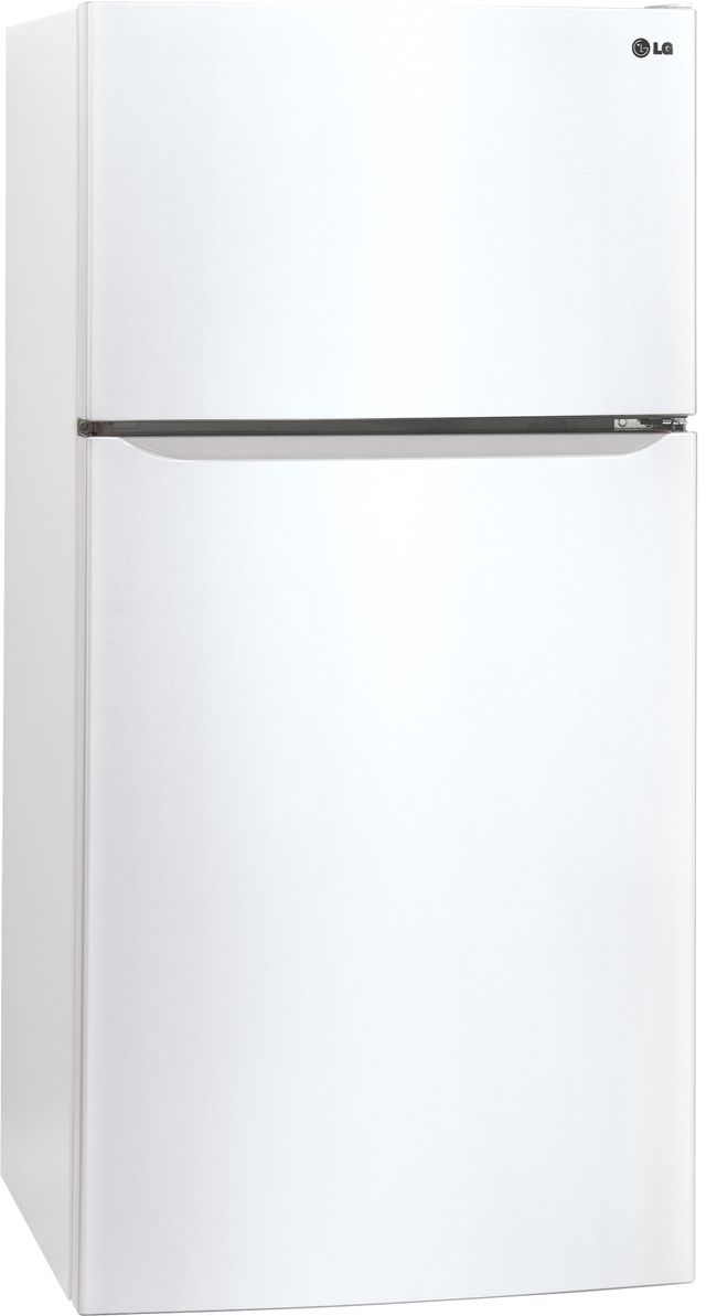 LG 20 Cu. Ft. Top Freezer Refrigerator - Smooth Black 6