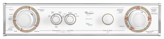 Whirlpool® Gas Washer/Dryer Stack Laundry-White 1