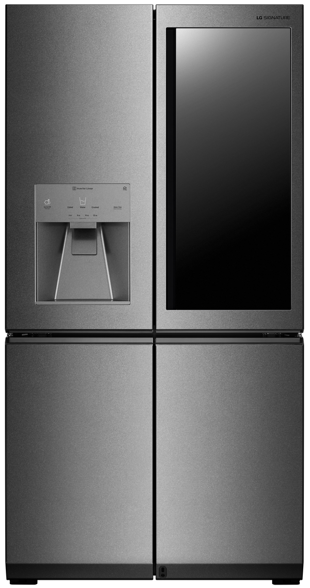 LG Signature 22.8 Cu. Ft. Textured Steel™ Counter Depth French Door Refrigerator 1