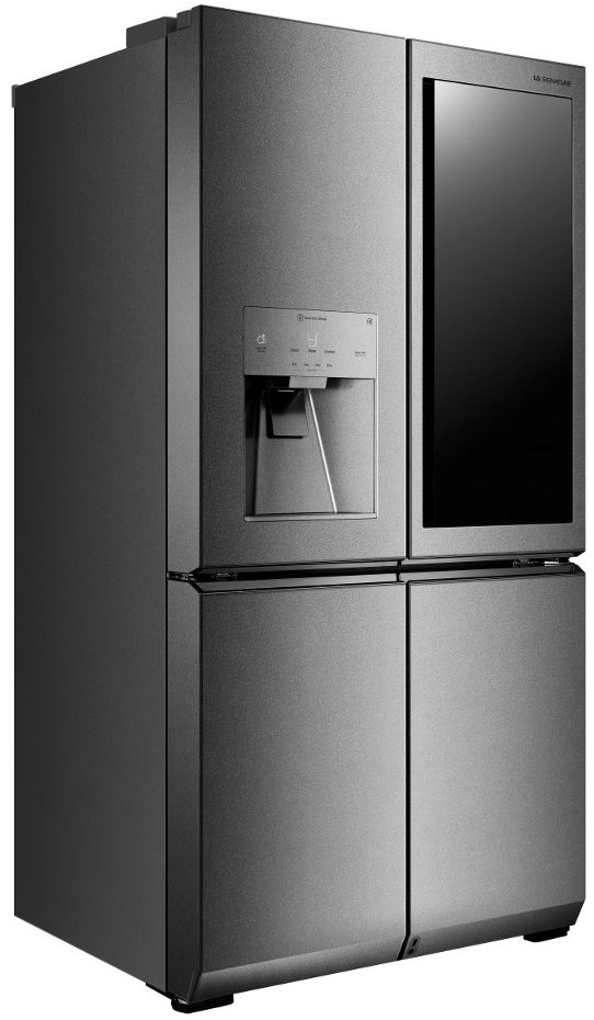 LG Signature 30.8 Cu. Ft. Textured Steel™ French 4-Door Refrigerator 5