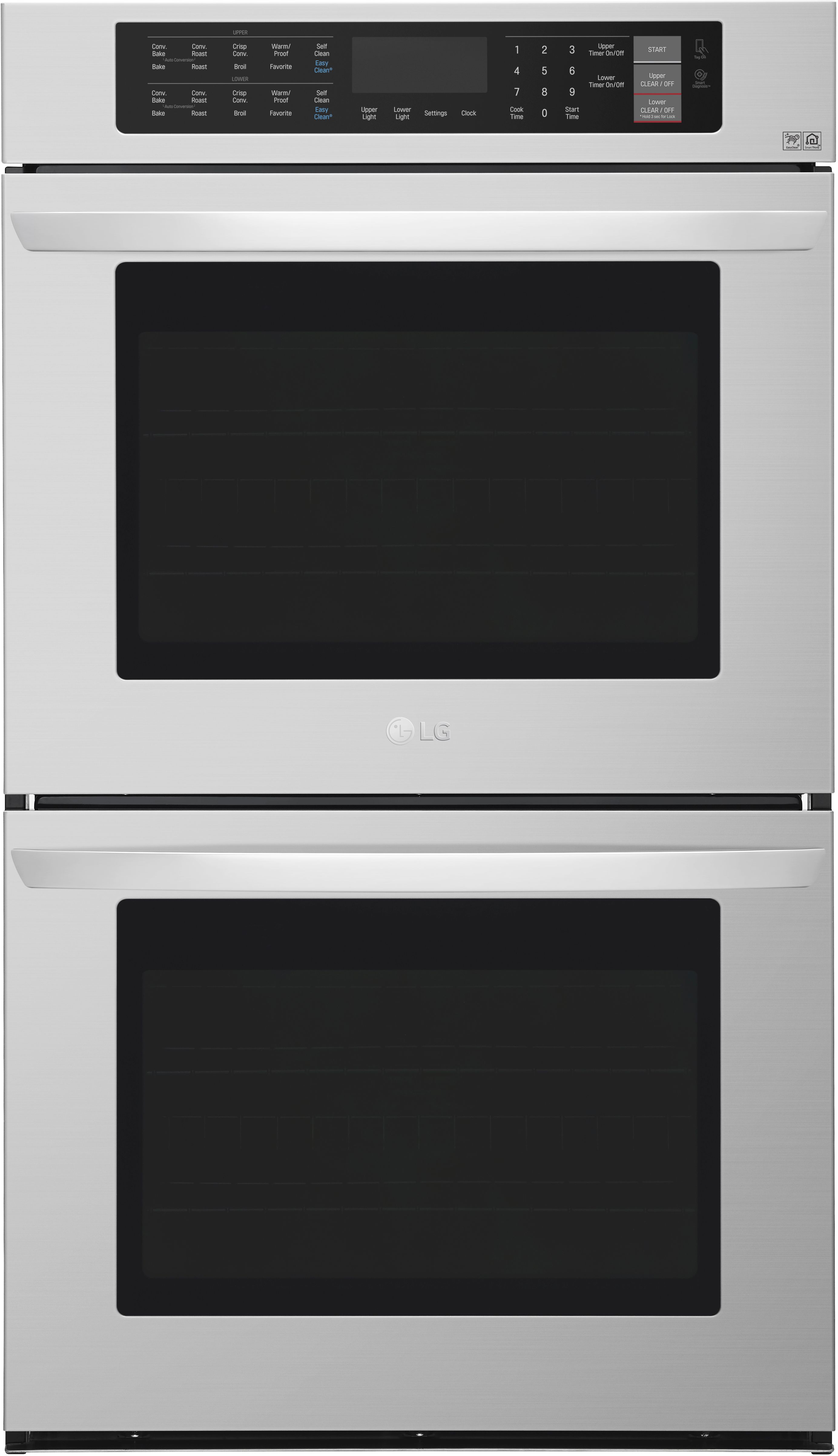 LG 30" Stainless Steel Electric Built In Double Oven