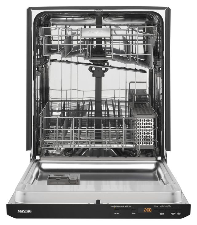 Maytag® 24" Black Built In Dishwasher-1
