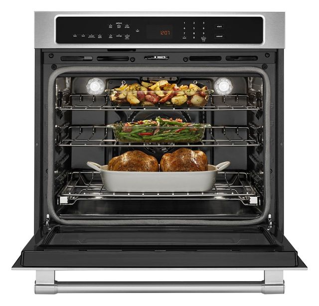 Maytag® 27" Fingerprint Resistant Stainless Steel Electric Built In Single Oven-2
