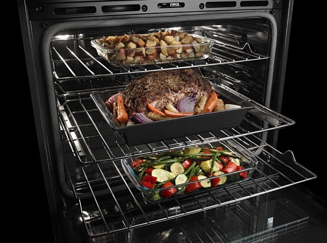 Maytag® 27" Fingerprint Resistant Stainless Steel Electric Built In Single Oven 4