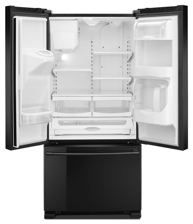 Maytag® 21.7 Cu. Ft. Black French Door Refrigerator-1