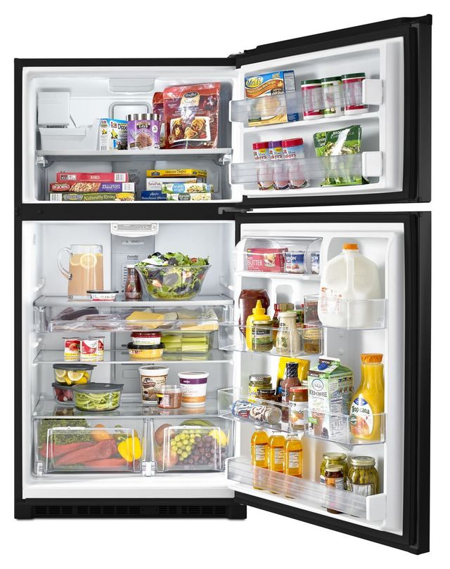 Maytag® 21.24 Cu. Ft. Black Top Freezer Refrigerator 2