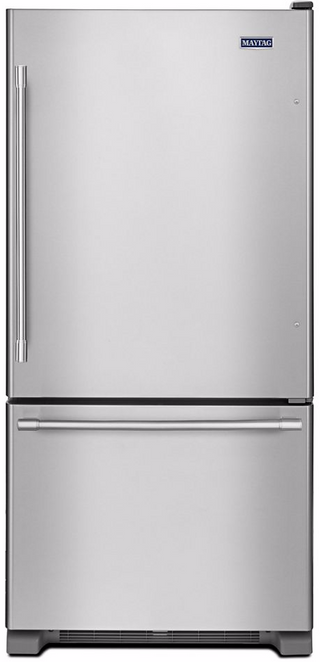Maytag® 18.67 Cu. Ft. Fingerprint Resistant Stainless Steel Bottom Freezer Refrigerator