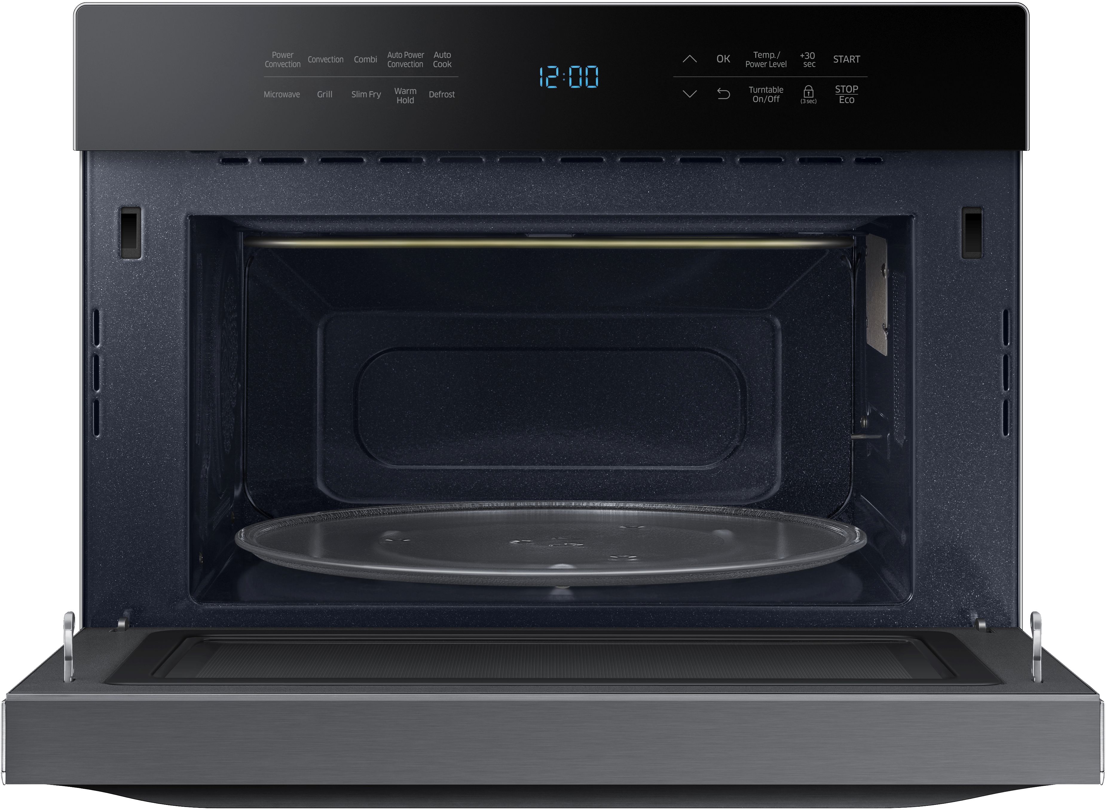 Samsung 1.2 Cu. Ft. Black Counter Top Convection Microwave-MC12J8035CT ...