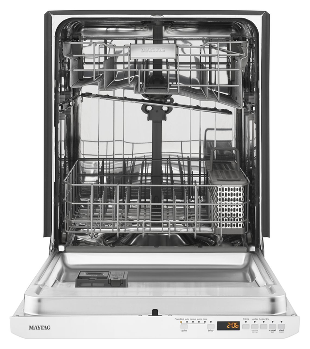 Maytag® 24" White Built In Dishwasher 1