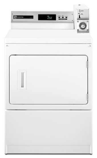 Maytag® Commercial 27" Commercial Gas Dryer-White