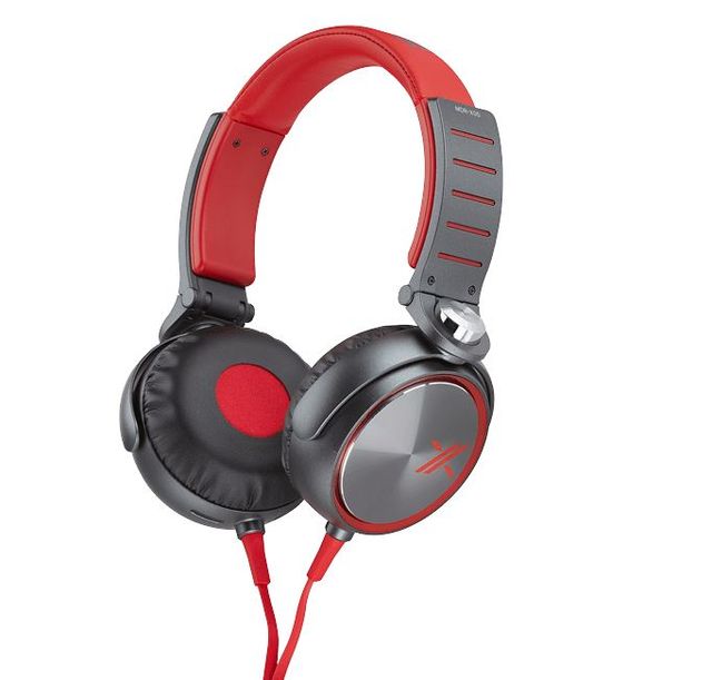 Sony X Series On-Ear Headphones-Red/Gray