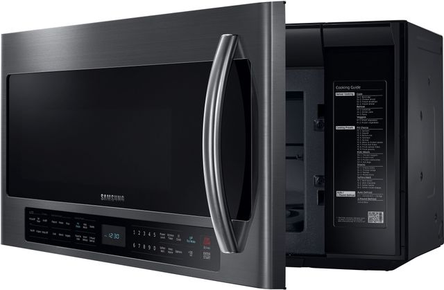 Samsung 2.1 Cu. Ft. Black Stainless Steel Over The Range Microwave 2