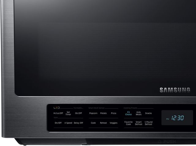 Samsung 2.1 Cu. Ft. Black Stainless Steel Over The Range Microwave 3