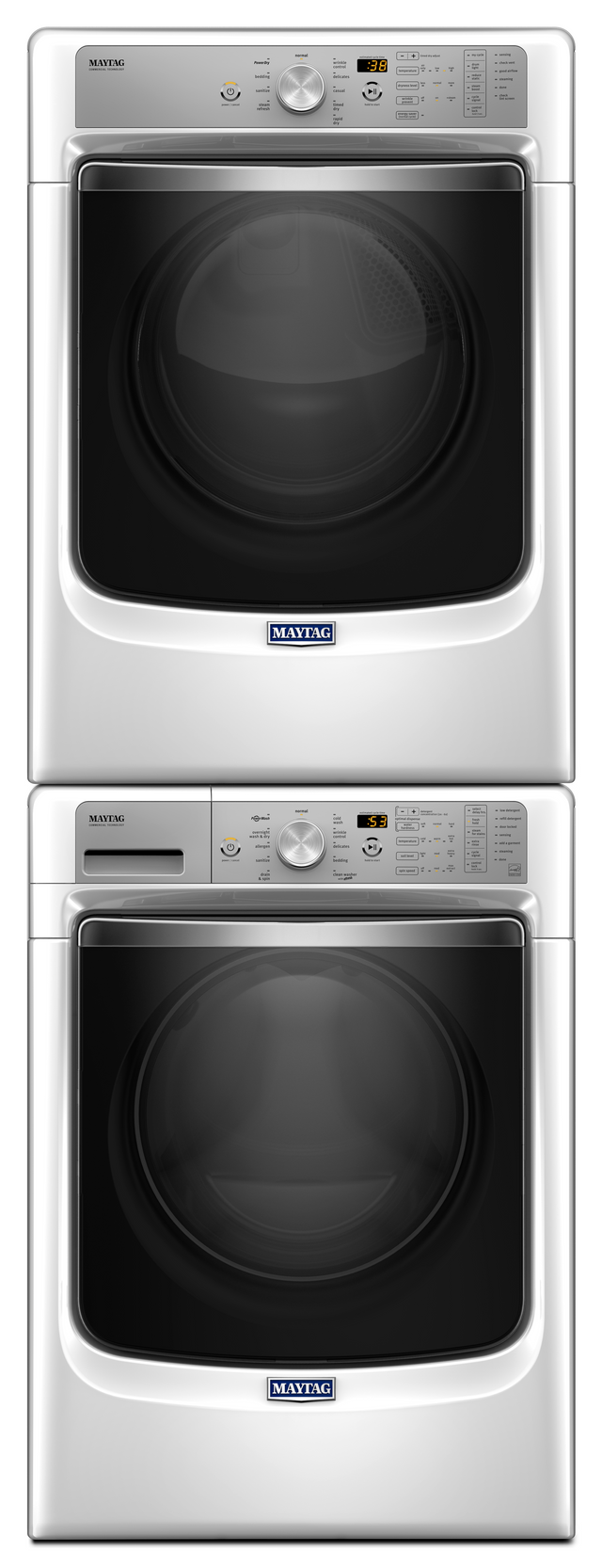Maytag® Front Load Electric Dryer-White 1