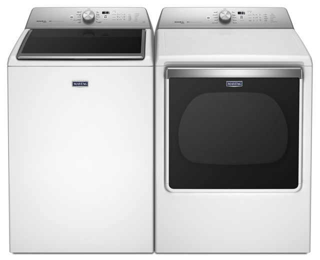 Maytag® Front Load Electric Dryer -White 4