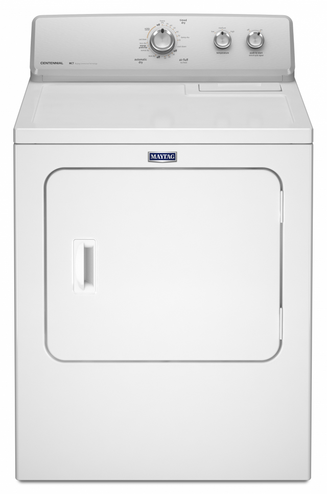 Maytag® Front Load Electric Dryer-White