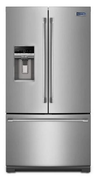 Maytag 27.0 Cu. Ft. French Door Refrigerator-Stainless Steel