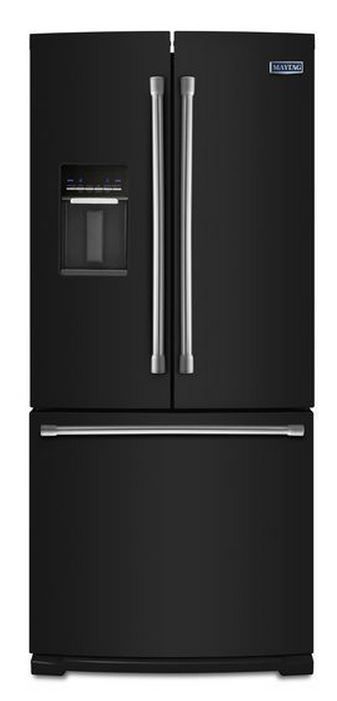 Maytag® 19.6 Cu. Ft. French Door Refrigerator-Black Ice
