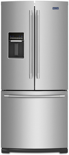 Réfrigérateur à portes françaises de 30 po Maytag® de 19.7 pi³ - Acier inoxydable résistant aux traces de doigts