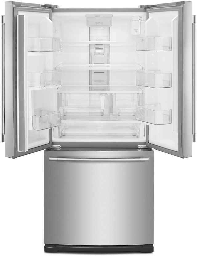 Réfrigérateur à portes françaises de 30 po Maytag® de 19,7 pi³ - Acier inoxydable 1