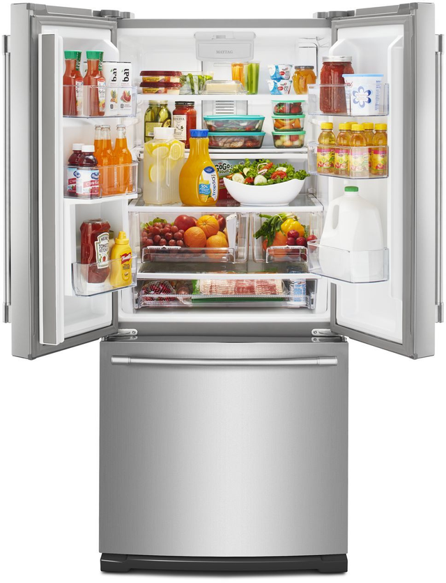 Réfrigérateur à portes françaises de 30 po Maytag® de 19,7 pi³ - Acier inoxydable 2