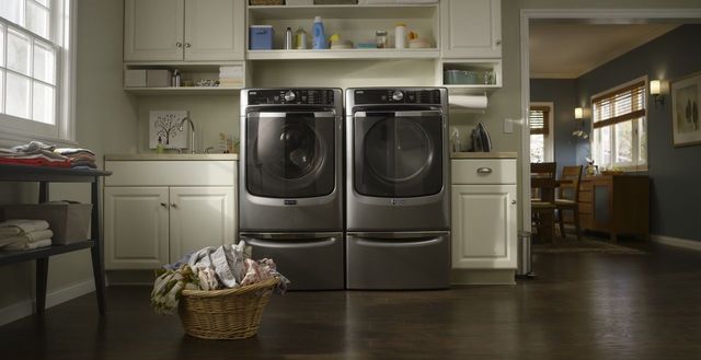 Maytag® Front Load Gas Dryer-Metallic Slate 4