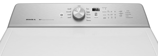 Maytag® 8.8 Cu. Ft. White Front Load Gas Dryer 3