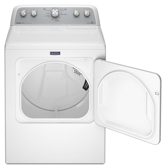 Maytag® Bravos® Front Load Gas Dryer-White 1
