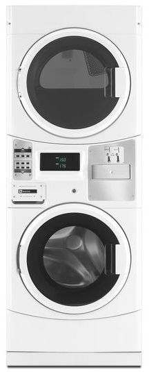 Maytag® Commercial Energy Advantage™ Electric Stack Washer / Dryer-White