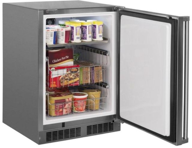 Marvel 24" Outdoor Refrigerator and Freezer-Stainless Steel 1