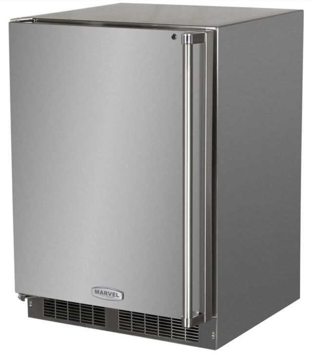 Marvel 24" Outdoor Refrigerator/Freezer-Stainless Steel-0