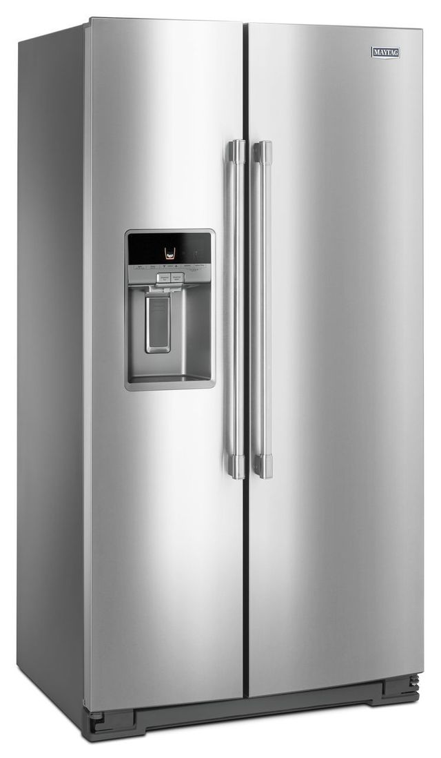 Maytag® 20.6 Cu. Ft. Fingerprint Resistant Stainless Steel Counter Depth Side By Side Refrigerator 5