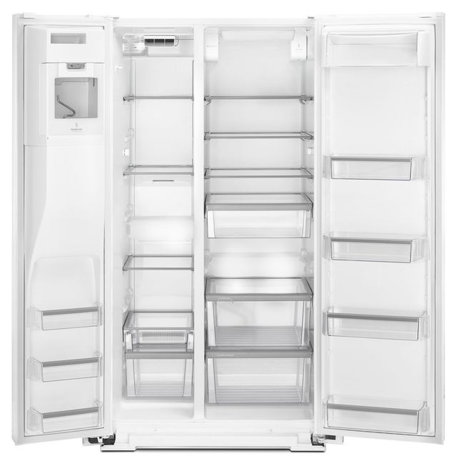 Maytag® 26 Cu. Ft. Side-by-Side Refrigerator-White 1