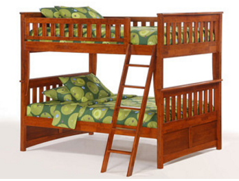 Night & Day Furniture™ Spices Bedroom Collection Ginger Full/Full Bunk Bed 0