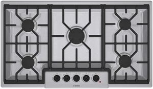 Bosch® 500 Series 36" Gas Cooktop-Stainless Steel-0