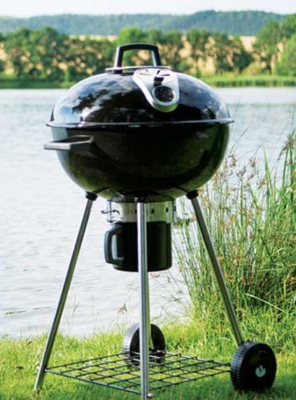 Napoleon® Rodeo Free Standing Charcoal Grill-Black 1