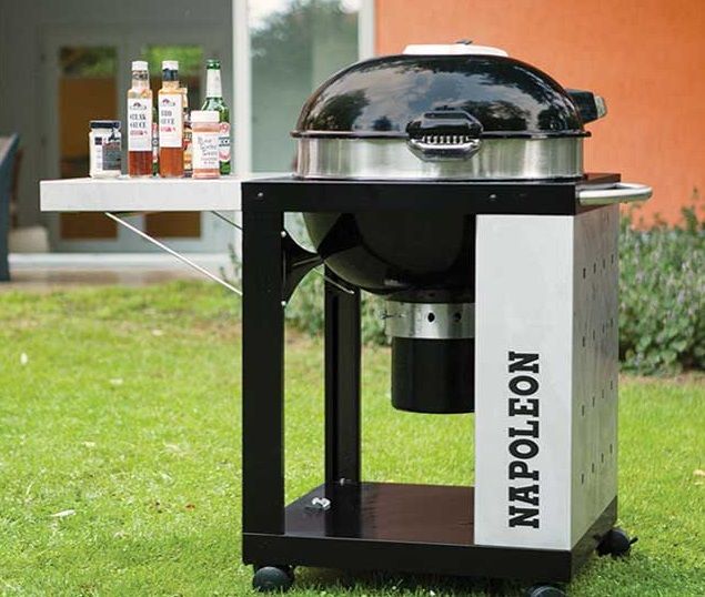 Napoleon® Rodeo Professional Free Standing Charcoal Grill-Black 1